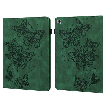 Embossed Butterfly Pattern Horizontal Flip Leather Tablet Case, For Huawei MediaPad T5 10 inch, For Huawei MediaPad M5 Lite 10 inch