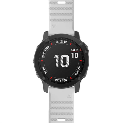 For Garmin Fenix 6 22mm Silicone Smart Watch Replacement Strap Wristband