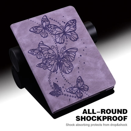Embossed Butterfly Pattern Horizontal Flip Leather Tablet Case, For Lenovo Tab P11 2020 11 inch TB-J606F / TB-J606X, For Lenovo Tab M10 HD 2nd Gen TB-X306X