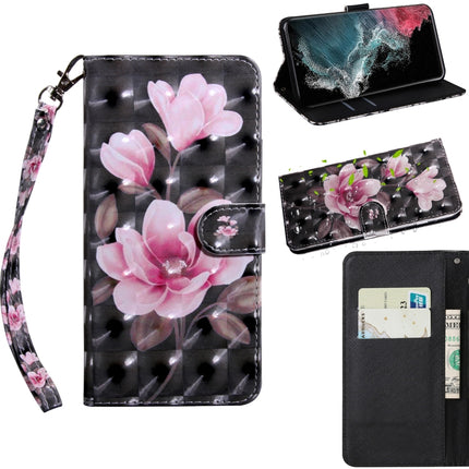 3D Painted Pattern Horizontal Flip Leather Phone Case with Holder & Lanyard, For Samaung Galaxy S22 Ultra 5G, For Samsung Galaxy A13 5G