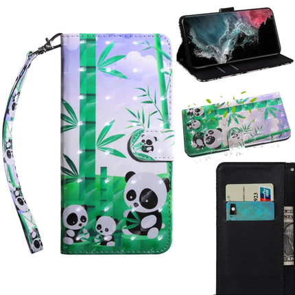 3D Painted Pattern Horizontal Flip Leather Phone Case with Holder & Lanyard, For Samaung Galaxy S22 Ultra 5G, For Samsung Galaxy A13 5G