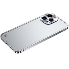 Metal Frame Frosted PC Shockproof Phone Case, For iPhone 13 mini, For iPhone 13, For iPhone 13 Pro, For iPhone 13 Pro Max, For iPhone 12 mini, For iPhone 12