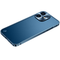 Metal Frame Frosted PC Shockproof Phone Case, For iPhone 13 mini, For iPhone 13, For iPhone 13 Pro, For iPhone 13 Pro Max, For iPhone 12 mini, For iPhone 12