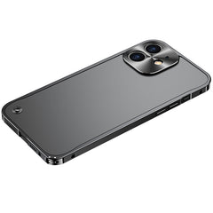 Metal Frame Frosted PC Shockproof Phone Case, For iPhone 13 mini, For iPhone 13, For iPhone 13 Pro, For iPhone 13 Pro Max, For iPhone 12 mini, For iPhone 12, For iPhone 12 Pro, For iPhone 12 Pro Max