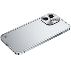 Metal Frame Frosted PC Shockproof Phone Case, For iPhone 13 mini, For iPhone 13, For iPhone 13 Pro, For iPhone 13 Pro Max, For iPhone 12 mini, For iPhone 12, For iPhone 12 Pro, For iPhone 12 Pro Max