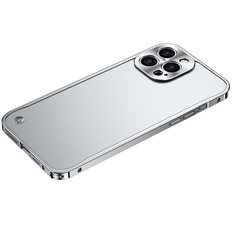 Metal Frame Frosted PC Shockproof Phone Case, For iPhone 12 Pro Max, For iPhone 13 Pro Max