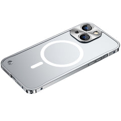 Metallrahmen, mattiertes PC, stoßfestes Magsafe-Case, für iPhone 13 mini, für iPhone 13, für iPhone 13 Pro, für iPhone 13 Pro Max, für iPhone 12 mini, für iPhone 12, für iPhone 12 Pro, für iPhone 12 Pro Max