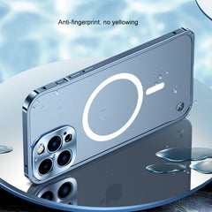 Metal Frame Frosted PC Shockproof Magsafe Case, For iPhone 13 mini, For iPhone 13, For iPhone 13 Pro, For iPhone 13 Pro Max, For iPhone 12 mini, For iPhone 12, For iPhone 12 Pro, For iPhone 12 Pro Max