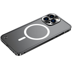 Metallrahmen, mattiertes PC, stoßfestes Magsafe-Case, für iPhone 13 mini, für iPhone 13, für iPhone 13 Pro, für iPhone 13 Pro Max, für iPhone 12 mini, für iPhone 12, für iPhone 12 Pro, für iPhone 12 Pro Max