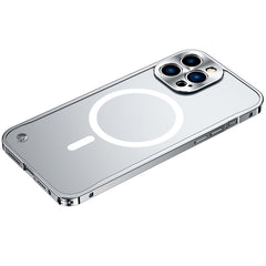 Metallrahmen, mattiertes PC, stoßfestes Magsafe-Case, für iPhone 13 mini, für iPhone 13, für iPhone 13 Pro, für iPhone 13 Pro Max, für iPhone 12 mini, für iPhone 12, für iPhone 12 Pro, für iPhone 12 Pro Max