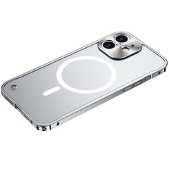 Metallrahmen, mattiertes PC, stoßfestes Magsafe-Case, für iPhone 13 mini, für iPhone 13, für iPhone 13 Pro, für iPhone 13 Pro Max, für iPhone 12 mini, für iPhone 12, für iPhone 12 Pro, für iPhone 12 Pro Max
