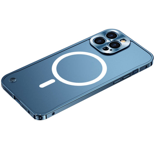 Metal Frame Frosted PC Shockproof Magsafe Case, For iPhone 12 Pro, For iPhone 12 Pro Max