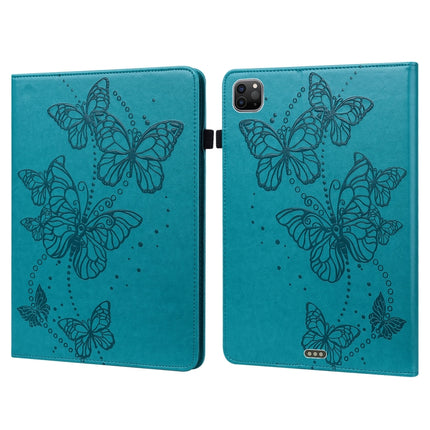 Embossed Butterfly Pattern Horizontal Flip Leather Tablet Case