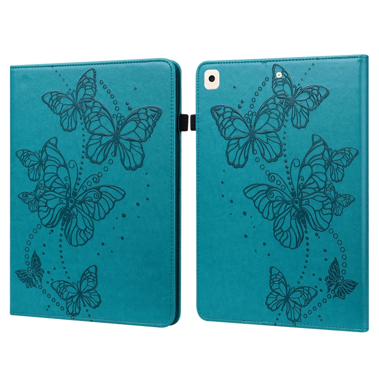 Horizontale Klapphülle aus Leder mit geprägtem Schmetterlingsmuster für Tablets, für iPad mini 2024 / mini 6, für iPad Pro 11 2022 / 2021 / Air 4, für iPad 10.2 / Air 10.5 2019, für iPad mini 5 / 4 / 3 / 2 / 1, für iPad 9.7 (2018/2017) / Air 2 / Air