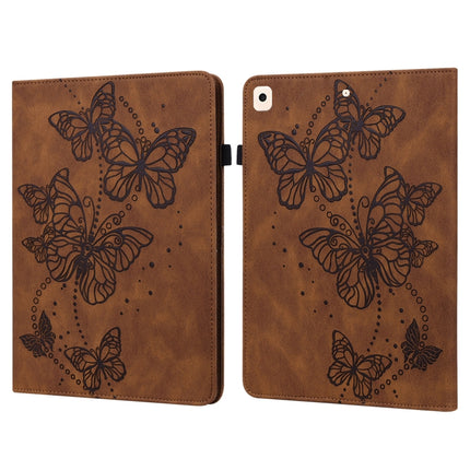 Embossed Butterfly Pattern Horizontal Flip Leather Tablet Case