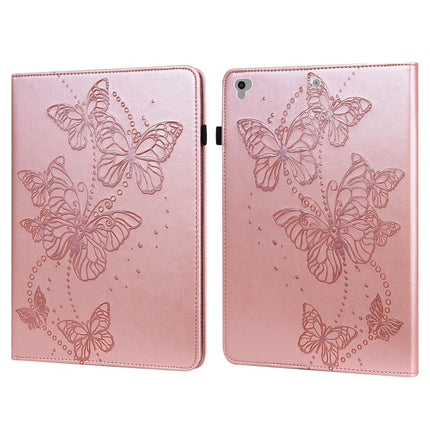 Embossed Butterfly Pattern Horizontal Flip Leather Tablet Case