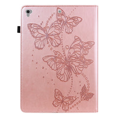 Embossed Butterfly Pattern Horizontal Flip Leather Tablet Case, For iPad 9.7 (2018/2017) / Air 2 / Air