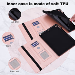 Embossed Butterfly Pattern Horizontal Flip Leather Tablet Case, For iPad 9.7 (2018/2017) / Air 2 / Air