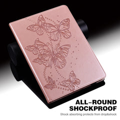 Embossed Butterfly Pattern Horizontal Flip Leather Tablet Case, For iPad 9.7 (2018/2017) / Air 2 / Air