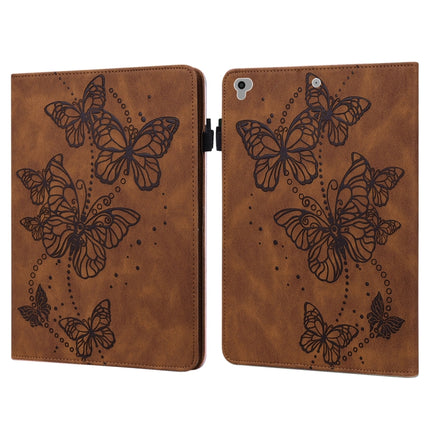 Embossed Butterfly Pattern Horizontal Flip Leather Tablet Case