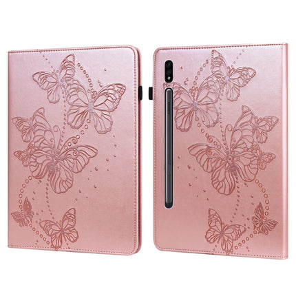 Embossed Butterfly Pattern Horizontal Flip Leather Tablet Case, For Samsung Galaxy Tab A7 Lite T220/T225, For Samsung Galaxy Tab A7 10.4 (2020) T500/T505, For Samsung Galaxy Tab S8 / Galaxy Tab S7 T870/T875/T876B, For Samsung Galaxy Tab S6 Lite P610/P615