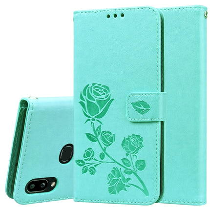 Rose Embossed Horizontal Flip PU Leather Case for Galaxy A10, with Holder & Card Slots & Wallet, For Xiaomi Redmi 8, For Xiaomi Redmi Note 8, For Xiaomi Redmi Note 8 Pro, For Galaxy A10s