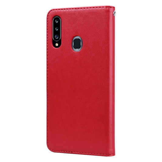 Rose Embossed Horizontal Flip PU Leather Case for Galaxy A10, with Holder & Card Slots & Wallet, For Galaxy A20s