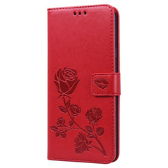 Rose Embossed Horizontal Flip PU Leather Case for Galaxy A10, with Holder & Card Slots & Wallet, For Galaxy A20s