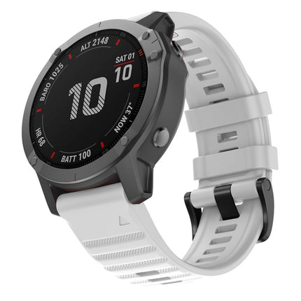 For Garmin Fenix 6X 26mm Silicone Smart Watch Replacement Strap Wristband