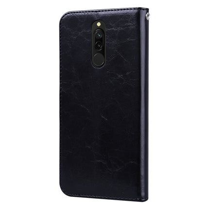Business Style Oil Wax Texture Horizontal Flip Leather Case, with Holder & Card Slots & Wallet, For Xiaomi Redmi 8, For Xiaomi Redmi 8A, For Xiaomi Redmi Note 8, For Xiaomi Redmi Note 8 Pro, For Galaxy A10s