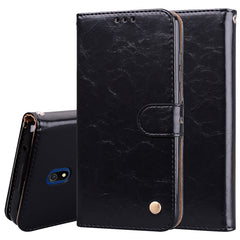 Business Style Oil Wax Texture Horizontal Flip Leather Case, with Holder & Card Slots & Wallet, For Xiaomi Redmi 8, For Xiaomi Redmi 8A, For Xiaomi Redmi Note 8, For Xiaomi Redmi Note 8 Pro, For Galaxy A10s