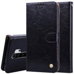 Business Style Oil Wax Texture Horizontal Flip Leather Case, with Holder & Card Slots & Wallet, For Xiaomi Redmi 8, For Xiaomi Redmi 8A, For Xiaomi Redmi Note 8, For Xiaomi Redmi Note 8 Pro, For Galaxy A10s