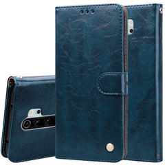 Business Style Oil Wax Texture Horizontal Flip Leather Case, with Holder & Card Slots & Wallet, For Xiaomi Redmi 8, For Xiaomi Redmi 8A, For Xiaomi Redmi Note 8, For Xiaomi Redmi Note 8 Pro, For Galaxy A10s