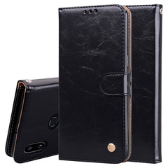 Business Style Oil Wax Texture Horizontal Flip Leather Case, with Holder & Card Slots & Wallet, For Xiaomi Redmi 8, For Xiaomi Redmi 8A, For Xiaomi Redmi Note 8, For Xiaomi Redmi Note 8 Pro, For Galaxy A10s