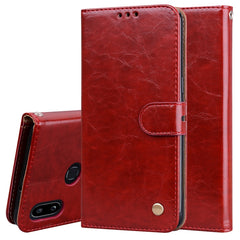 Business Style Oil Wax Texture Horizontal Flip Leather Case, with Holder & Card Slots & Wallet, For Xiaomi Redmi 8, For Xiaomi Redmi 8A, For Xiaomi Redmi Note 8, For Xiaomi Redmi Note 8 Pro, For Galaxy A10s