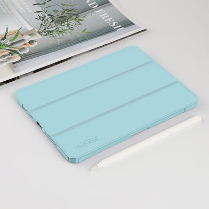Funda de cuero con tapa horizontal para tableta de la serie Mutural Pinyue con soporte, ranura para lápiz y función de suspensión/activación, para iPad mini 6/mini 2024