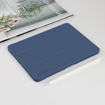 Funda de cuero con tapa horizontal para tableta de la serie Mutural Pinyue con soporte, ranura para lápiz y función de suspensión/activación, para iPad mini 6/mini 2024