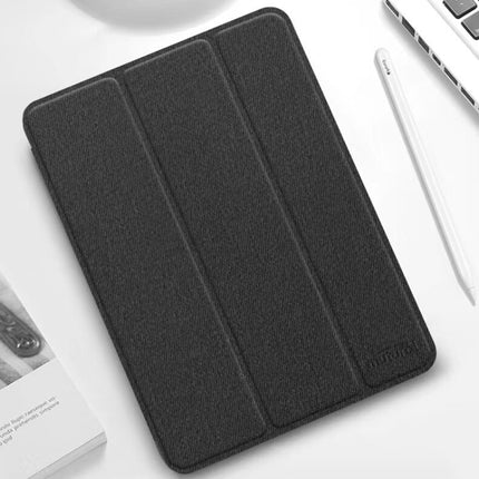 Funda de cuero con tapa horizontal para tableta con textura de patrón de tela de la serie Mutural YASHI, para iPad mini 6 / mini 2024, para iPad mini 6