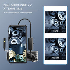 AN100 3 in 1 IP68 Waterproof USB-C / Type-C + Micro USB + USB Dual Cameras Industrial Didital Endoscope with 9 LEDs, Support Android System, Lens Diameter: 8mm, 1m Soft Cable, 2m Soft Cable, 3.5m Soft Cable, 5m Soft Cable, 10m Soft Cable, 1m Hard Cable...