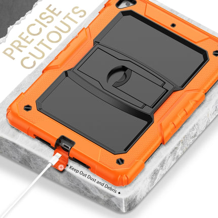 Funda protectora para tableta de silicona colorida a prueba de golpes y PC negra con soporte y correa para el hombro, para iPad 9.7 2018/2017, para Samsung Galaxy Tab A7 2020 T500