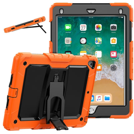 Funda protectora para tableta de silicona colorida a prueba de golpes y PC negra con soporte y correa para el hombro, para iPad 9.7 2018/2017, para Samsung Galaxy Tab A7 2020 T500