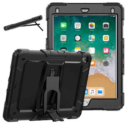 Funda protectora para tableta de silicona colorida a prueba de golpes y PC negra con soporte y correa para el hombro, para iPad 9.7 2018/2017, para Samsung Galaxy Tab A7 2020 T500