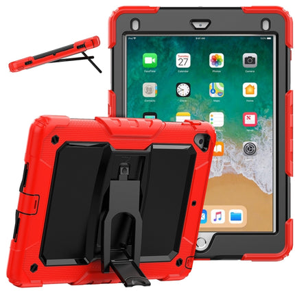 Funda protectora para tableta de silicona colorida a prueba de golpes y PC negra con soporte y correa para el hombro, para iPad 9.7 2018/2017, para Samsung Galaxy Tab A7 2020 T500