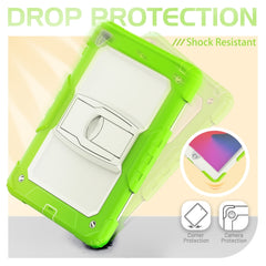 Shockproof Colorful Silicone + Beige PC Tablet Protective Case with Holder & Shoulder Strap, For iPad 9.7 2018 / 2017, For Samsung Galaxy Tab A7 2020 T500