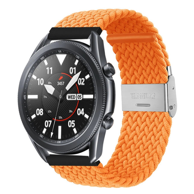 22mm Universal Nylon Braided Metal Buckle Strap, 22mm