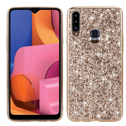 Glittery Powder Shockproof TPU Case, For Huawei Y6 Prime, For Huawei Y6 Pro / Enjoy 9e, For Galaxy A10S, For Galaxy A20S