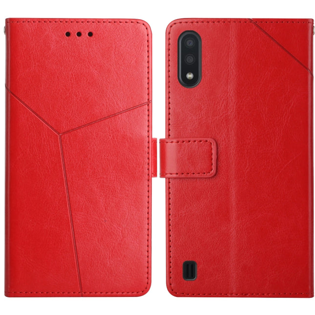 Y Stitching Horizontal Flip Leather Case with Holder & Card Slots & Wallet & Photo Frame, For Samsung Galaxy A01, For Samsung Galaxy A01 Core, For Samsung Galaxy A02 EU Version, For Samsung Galaxy A02s