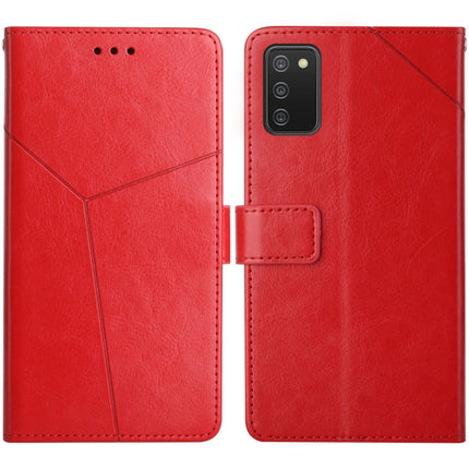 Y Stitching Horizontal Flip Leather Case with Holder & Card Slots & Wallet & Photo Frame, For Samsung Galaxy A03s 166mm, For Samsung Galaxy A10s, For Samsung Galaxy A12, For Samsung Galaxy A20 / A30