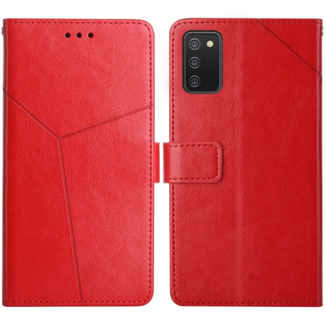 Y Stitching Horizontal Flip Leather Case with Holder & Card Slots & Wallet & Photo Frame, For Samsung Galaxy A03s 166mm, For Samsung Galaxy A10s, For Samsung Galaxy A12, For Samsung Galaxy A20 / A30