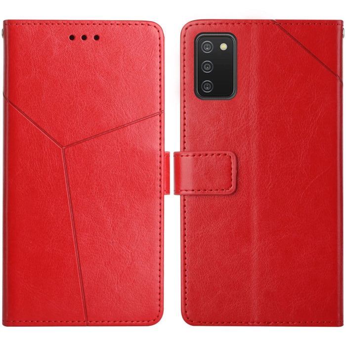 Y Stitching Horizontal Flip Leather Case with Holder & Card Slots & Wallet & Photo Frame, For Samsung Galaxy A03s 166mm, For Samsung Galaxy A10s, For Samsung Galaxy A12, For Samsung Galaxy A20 / A30